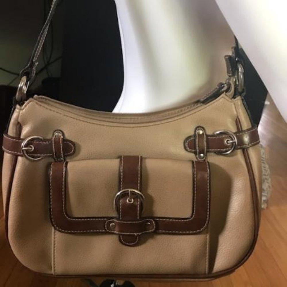 Rosetti Tan & Brown Baguette / Shoulder bag with matching wallet